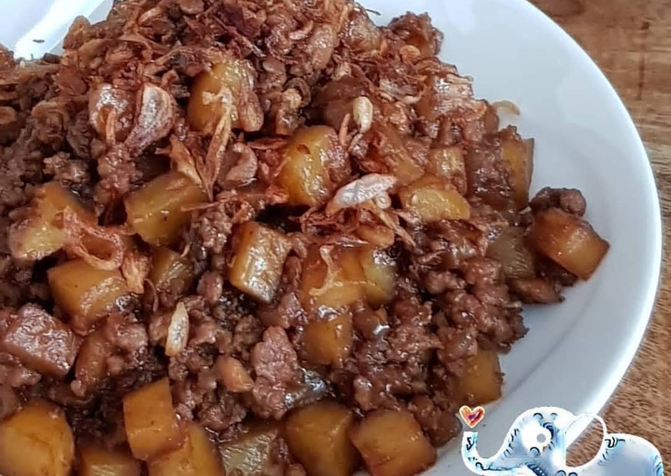 Daging Kentang Kecap