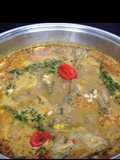 Frijoles blancos con pollo caribeño
