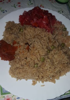 A picture of Pilau vegz.