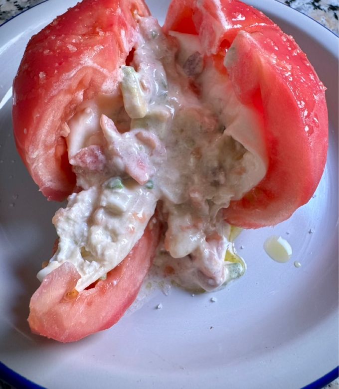 Foto principal de Tomate relleno de burrata