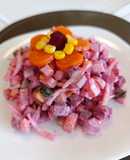 Салат з буряком, яйцями, кукурудзою 🥗