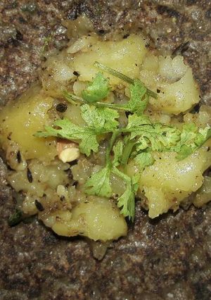 A picture of Kutu ke flour ka cheela.