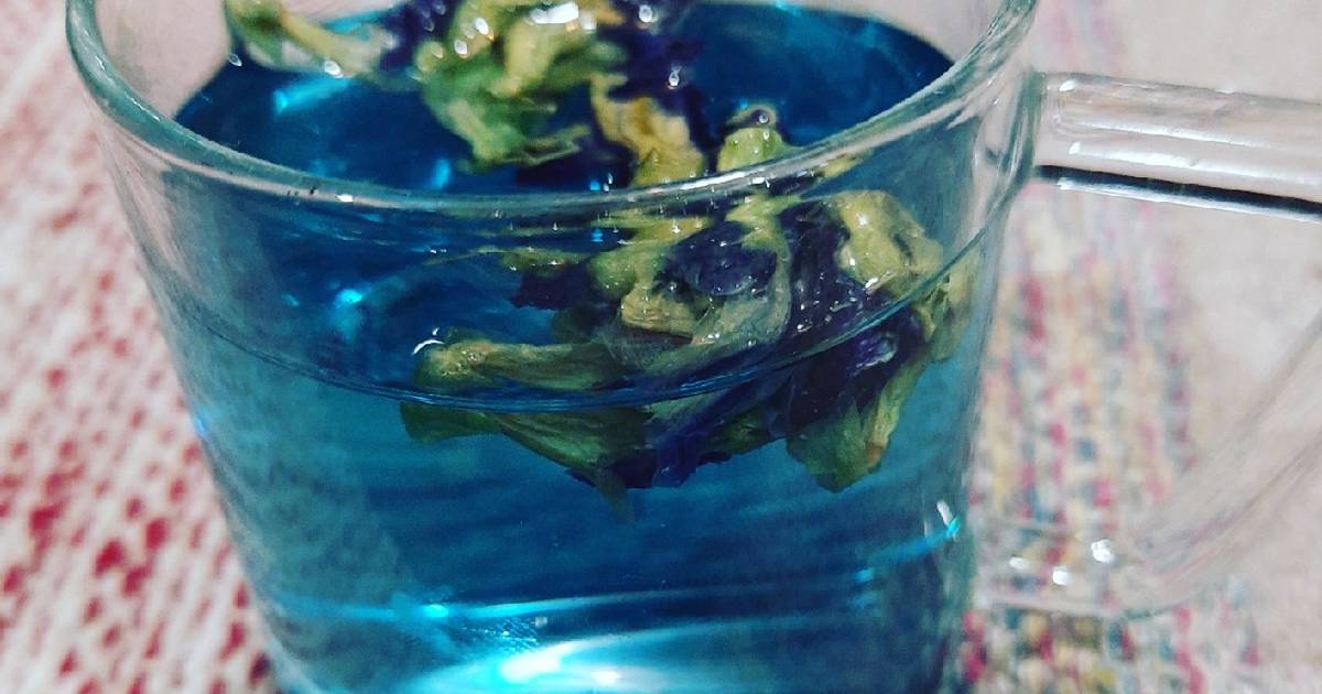 Butterfly Pea Tea Recipe By Bela Trivedi - Cookpad