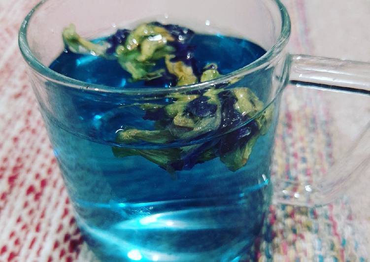 Recipe of Homemade Butterfly pea tea