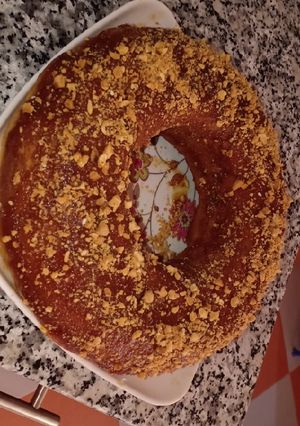صورة لوصفة مسكوتشة محشية بالكاكاو 🥺❤️