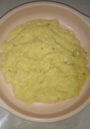 Foto resep Mpasi Gio 7+ cheese egg rice