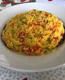 Cuscús con cúrcuma