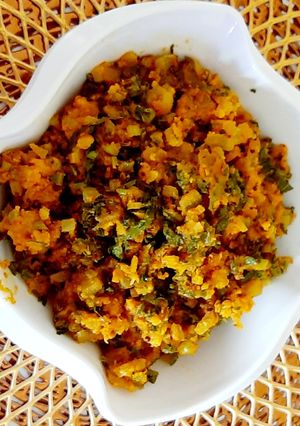 A picture of Radish Sabji.