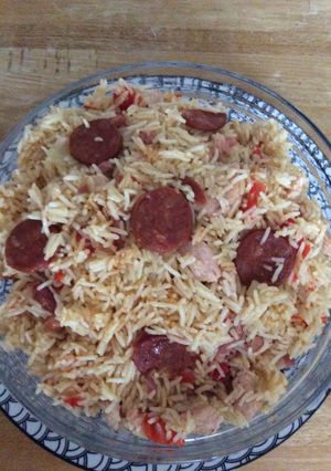Une photo de Riz au chorizo