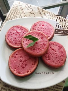 Foto resep Pukis Bulat Buah Naga