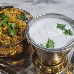 A picture of Veg Dum biryani.