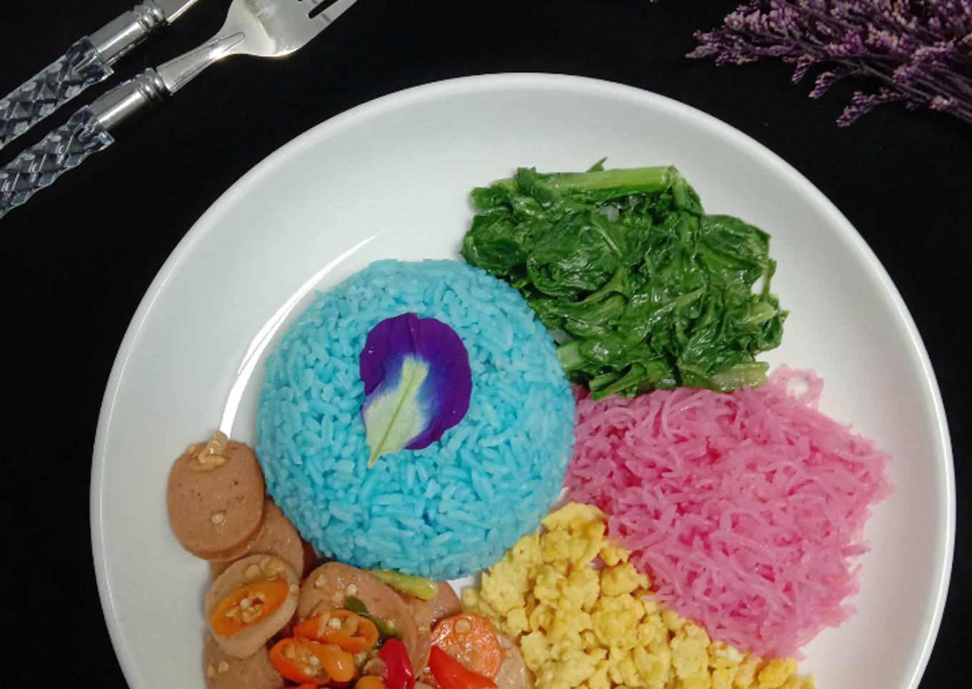 Nasi Gila Super Pedas (Rainbow)
