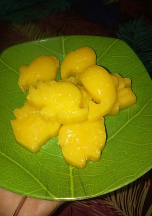 Foto resep Puding jagung karakter