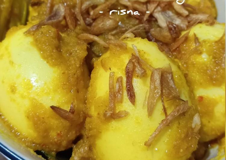 Resep Telur Bumbu Kuning Anti Gagal