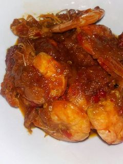 Foto resep Udang masak merah simple