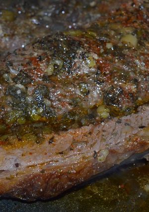 Una foto de Colita de cuadril al horno