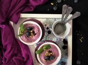 A picture of chopped blueberries