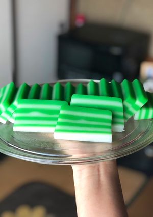 Foto resep Kue lapis tepung beras anti gagal (Takaran Sendok)