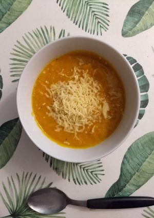 Una foto de Sopa crema de calabaza