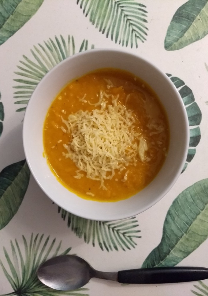 Una foto de Sopa crema de calabaza