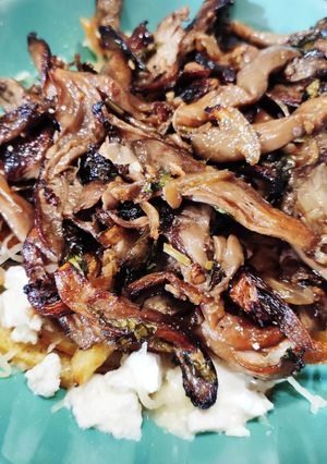 Φωτογραφία της συνταγής "Carne asada με μανιτάρια πλευρώτους" 🌮 🇲🇽
