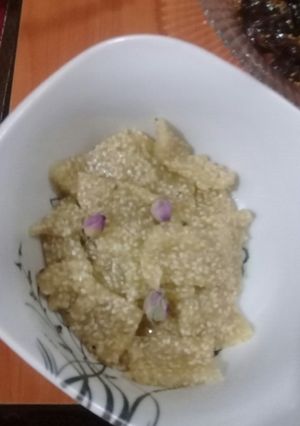 عکسی از دستور سوهان کنجدی