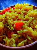 Simple vegetable biryani in pressure cooker