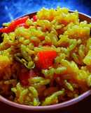 Simple vegetable biryani in pressure cooker