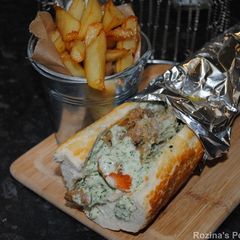 A picture of Lamb Shawarma.