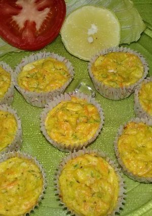 Una foto de Muffins de verduras...😍