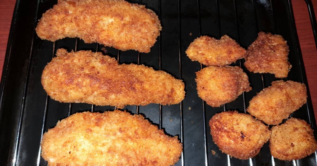 Pollo apanado con harina 45 recetas caseras Cookpad