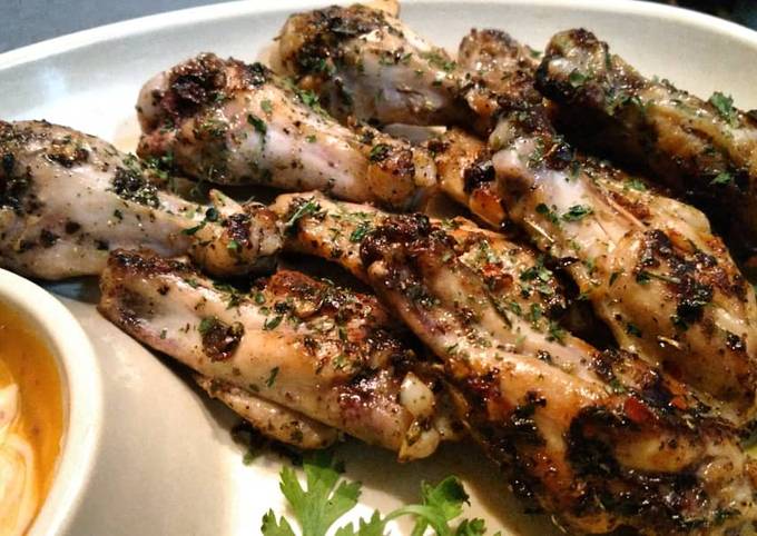 Easiest Way to Make Ultimate Grilled Herbed Chicken Wings