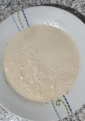 Una foto de Mazamorra de quinua