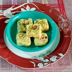 Rice Flour Burfi A picture of Rice Flour Burfi.