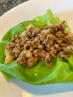 A picture of Turkey Lettuce Wrap.