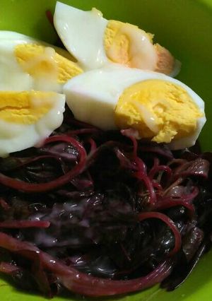 Foto resep Salad bayam merah