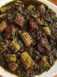 عکسی از دستور خورشت کرفس