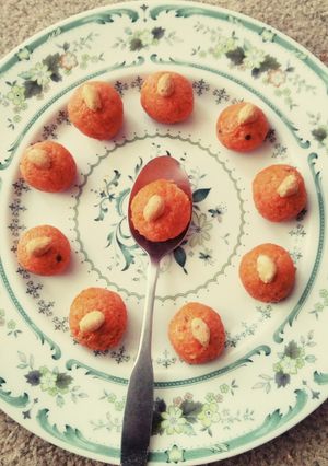 A picture of Carrot laddu.