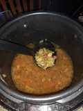 Lentil & potato pressure cooker vegetable soup
