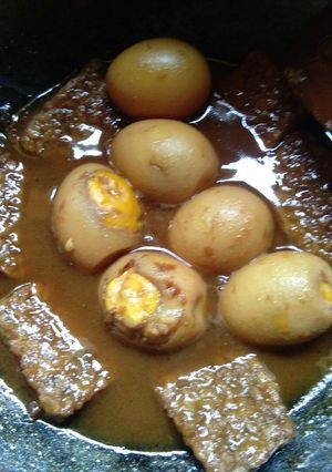 Foto resep Semur telur tempe