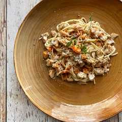 Spaghetti Carbonara dengan Ayam Panggang-レシピのメイン写真