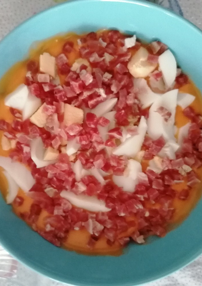 Una foto de Salmorejo casero