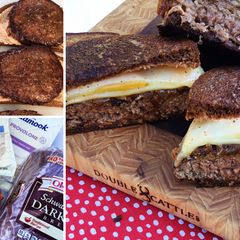 A picture of Fullblood Wagyu Beef Patty Melts.