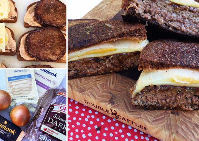 Steps to Make Super Quick Homemade Fullblood Wagyu Beef Patty Melts