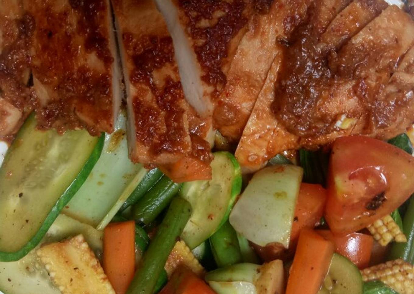 Korean Grill Chicken: menu sehat/diet