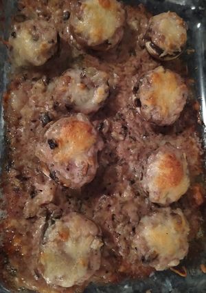 Una foto de Champiñones Rellenos