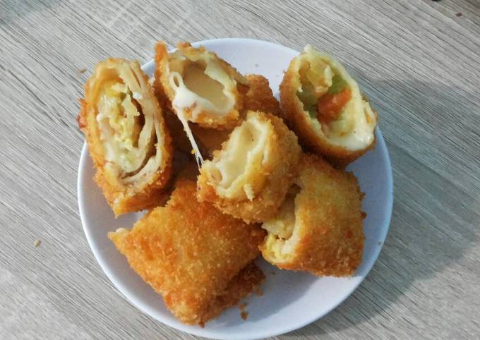 Resep Risoles keju mozarella #alarizka u2665u2665 oleh rizka chaerani - Cookpad