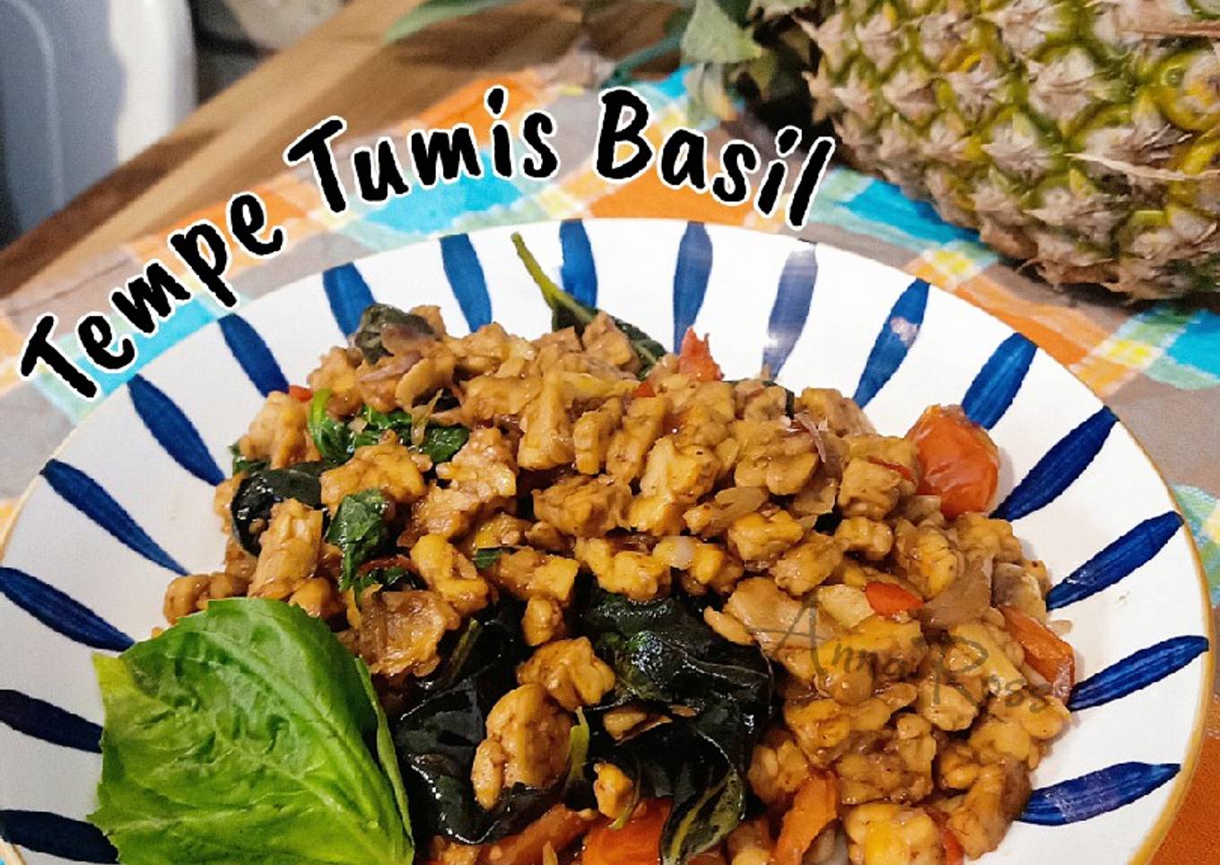Tempe Tumis Basil (Vegan Pad Krapow)