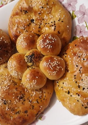 عکسی از دستور نان شیرمال