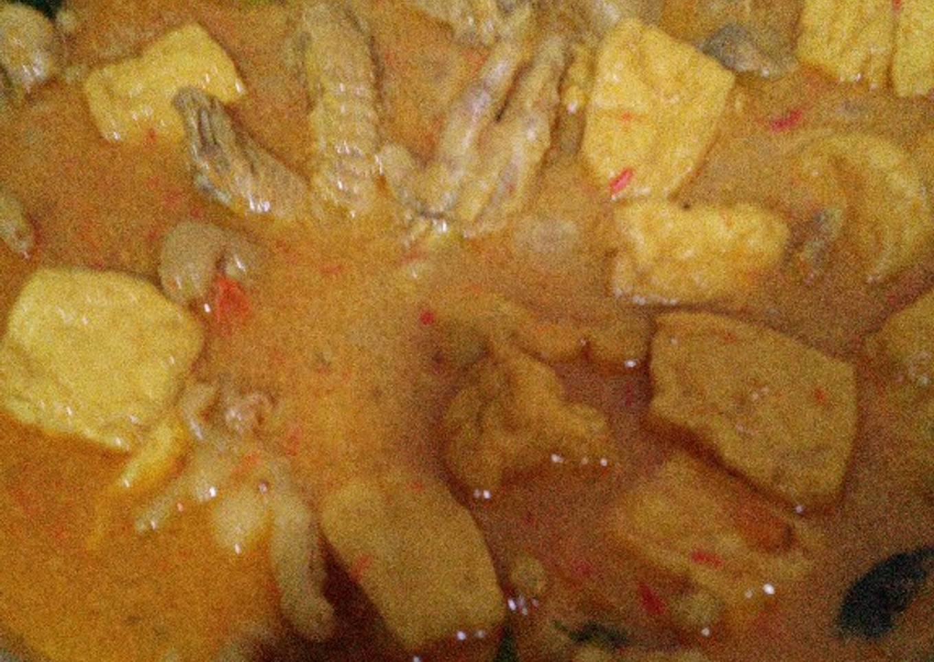 Sayur ceker, ayam dan tahu